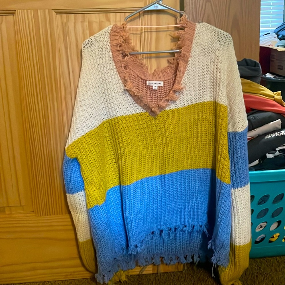 Super cute knitted sweater!